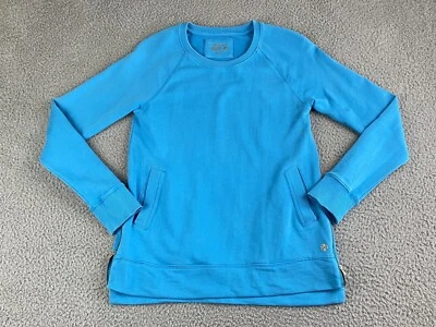 Pullover Lilly Pulitzer Luxletic Beach Comber Cremallera Logo Azul Talla XS Excelente Foto 1 de 4