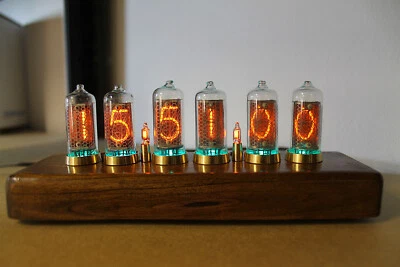 Nixie Tube Clock IN8-2table desk retro old vintage clock for bedroom - Image 1 of 4