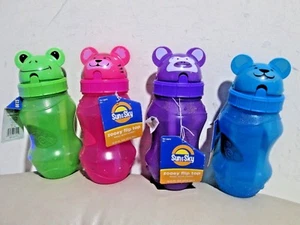 New with Tag - Sun & Sky Zooey Flip Top Keeps drink colder 12.5 FL oz ( Blue ) - Picture 1 of 4