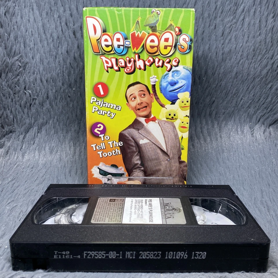 Pee-Wees Playhouse: Volume 4 VHS Tape 1996 Pee-Wee Herman Laurence Fishburne - Image 1 of 4
