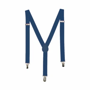 Men Y-Shape Suspenders Elastic Strap Brace 3 Clips Adjustable Pants Brace TBN US - Picture 1 of 18