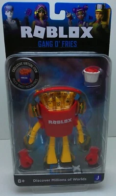 Figura de acción Jazwares Roblox Imagination Collection Gang O' Fries rara nueva en caja Foto 1 de 3