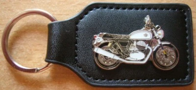 BM-MOTORSPORT Schlüsselanhänger Royal Enfield Interceptor INT 650 / INT650 weiss Art 1814 Moto