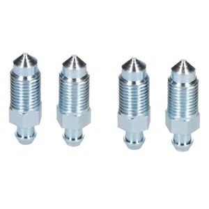 7/16" x 20 UNF Stahl Bremssattel Entlüftungsnippel Schraube Entlüftungsschraube 4 Stück - Bild 1 von 3