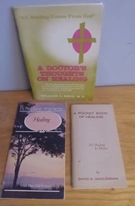 Healing Booklet Lot A Doctors Thoughts Pocket Book Healing & Philip Yancey - Picture 1 of 7