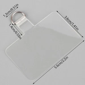 2Pcs Phone Lanyard Strap Patch Gasket For Phone Sling Tether Card Snap Hang C JW - Zdjęcie 1 z 12