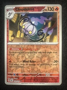 Pokemon TCG 038/167 Chandelure Twilight Masquerade Reverse Holo Rare NM - Bild 1 von 2