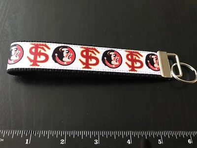 Universidad Estatal de Florida, llaveros, llaveros, muñeca, universidad, cordón de muñeca Foto 1 de 2
