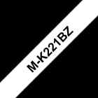 Fratello MK221BZ Nastro tag non intagliato - testo nero sulla schiena bianca