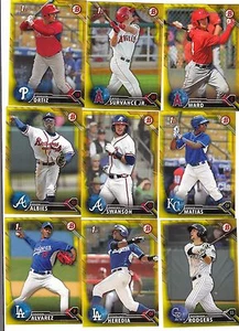2016 Bowman Yellow Paper Parallel Kyle Survance Jr. #BP57 Engel  - Bild 1 von 1