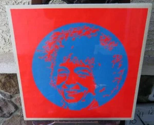 RARE 1968 HIPWELL POPART PRINT OF BOB DYLAN 22" X 22" - Picture 1 of 5