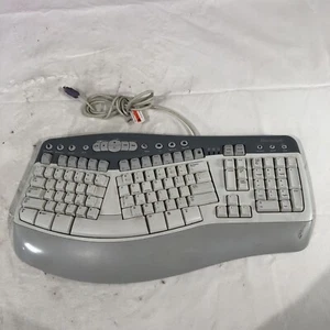 Microsoft Natural Multimedia Keyboard Ergonomic Comfort 1.0A Model RT9470 Wired - Picture 1 of 6