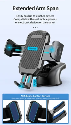 Car Phone Holder Mount Dashboard Windshield Stand For Google Pixel 9 Pro XL 9a 9 - Image 1 of 4