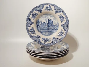 Johnson Bros Old Britain Castle Seltene Service 6 Geschirr Boden Samen Porzellan - Imagen 1 de 4