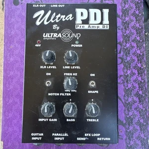 ULTRASOUND - ULTRA PRE DI | Guitar Preamp Effects Pedal - Picture 1 of 3