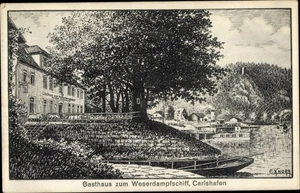 Künstler Ak Knorr, E., Bad Karlshafen an der Weser, Gasthof zum... - 4129424 - Picture 1 of 2