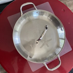 Wolfgang Puck Cafe Collection Stainless Steel 12" Everything Pan W/lid 032013 - Picture 1 of 17