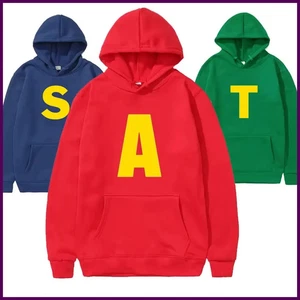 Felpa con cappuccio uomo Alvin and The Chipmunks 2025 moda unisex casual abbigliamento sportivo Alvin - Foto 1 di 40