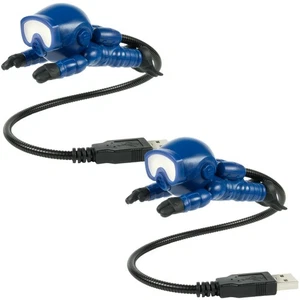 2x Zestaw Speedlink USB LED Lampa Łabędzia szyja Światło Lampa do notebooka PC Laptop - Zdjęcie 1 z 4