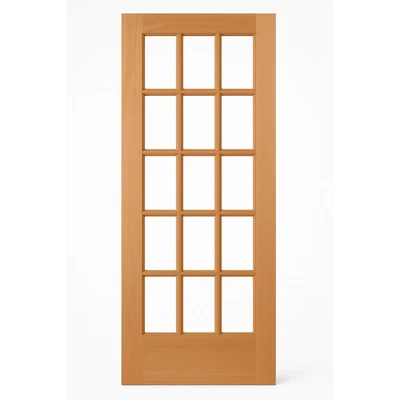PREMDOR Unfinished External Hardwood 15L Unglazed Door + Nationwide Delivery - Image 1 of 4