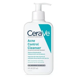 Acne Treatment Face Wash, Salicylic Acid Cleanser with Purifying Clay, - Picture 1 of 8
