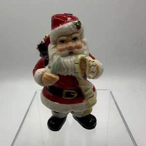 Adorno de Papá Noel Escritura Travieso o Bonito Lista Estilo Vintage Decoración de Navidad - Imagen 1 de 6