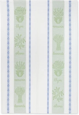 Французский жаккард хлопок кухонное блюдо полотенце французский стол коллекции травы - Изображение 1 из 4