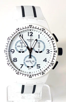 SWATCH, SWISS MADE, ESCALATOR MEN'S CHRONOGRAPH WATCH,  SUSW408, NEW IN BOX - Image 1 of 4