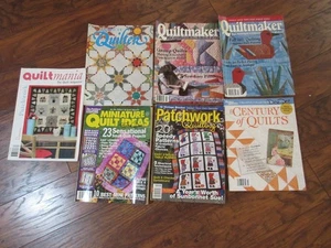 Lote de 7 Revistas de Acolchado con Muchos Patrones SIN CORTAR muy limpias - Imagen 1 de 1