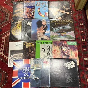 Lot of 15 Classic Rock vinyl Vintage Collection 60s 70s 80s Pop Country Disco - Imagen 1 de 16