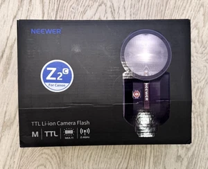 NEEWER Z2-C 2.4g TTL HSS 1/8000s Round Flash Light Speedlite for Canon Camera - Picture 1 of 10