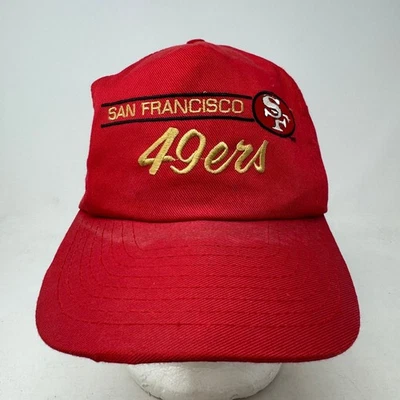 Gorra San Francisco 49ers Annco NFL ajustable roja Snapback modelo profesional Foto 1 de 4