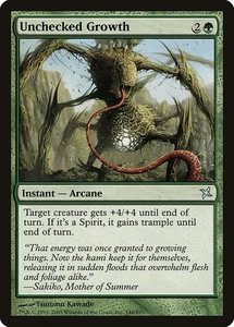 (3x) UNCHECKED GROWTH - Betrayers of Kamigawa – MTG Magic the Gathering Card - Picture 1 of 5