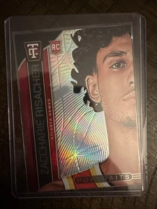 2024-25 Panini Totally Certified Zaccharie Risacher #24 Portraits Mirror Rookie - Picture 1 of 2