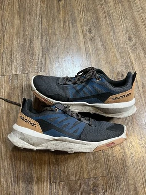 Salomon Patrol Trail Mens Size 9.5 Blue Hiking Running Climbing Outdoors Shoes - Image 1 of 4