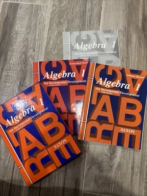 Saxon Algebra 1 3rd Edition: Textbook / Solutions Manual / Homeschool Packet - Image 1 of 4