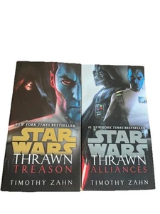 STAR WARS THRAWN Prequel Trilogy Paperback 2 Book Set Treason Alliances - Imagen 1 de 5