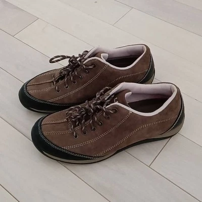 L.L. Bean Mujer Deportivas Gamuza Con Cordones Cuero Informales Tenis Zapatos Marrón Talla 7 Foto 1 de 4