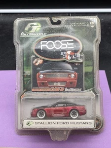 JL Full Throttle Foose Design Stallone Ford Mustang Nero/Rosso Die-cast 1:64 Nuovo - Foto 1 di 2