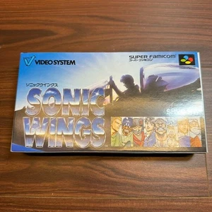 Sonic Wings Super Famicom 4225 From Japan - Picture 1 of 20