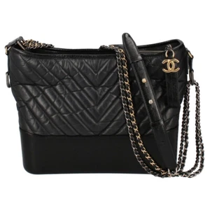 CHANEL Gabrielle de Chanel Hobo Bag V Stitch A93824 Aged Calfskin Shoulder B... - Picture 1 of 8