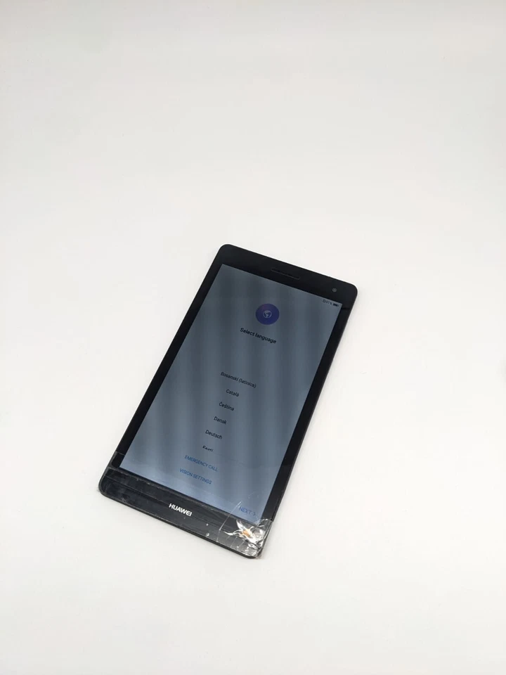 Huawei MediaPad T3 7 Schwarz 8 GB Tablet | VOLL FUNKTIONSFÄHIG | DISPLAYRISS - Bild 1 von 4