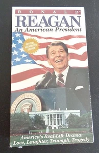 RONALD REAGAN An American President VHS Tape NEW Sealed 1989 Free Shipping - Bild 1 von 2