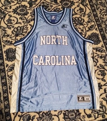North Carolina Tar Heels Jerry Stackhouse Men's Vtg Starter Jersey Size 48 XL - Image 1 of 4