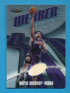 #d/999 GAME USED/WORN JERSEY CHRIS WEBBER HOF NBA PATCH TOPPS NM-MINT+/- *TPHLC - Picture 1 of 2