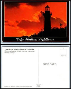 NORTH CAROLINA Postcard - Cape Hatteras Lighthouse at Sunrise Q58 - Picture 1 of 1