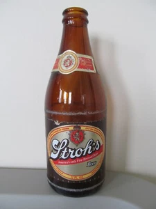 Stroh's Beer Bottle Short 12 Oz. Foil Label - Picture 1 of 3