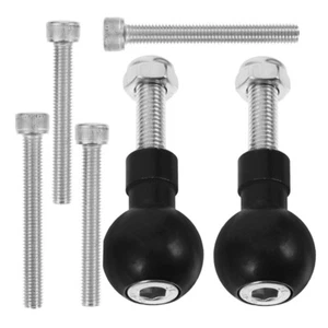 2 Set Motorcycle Screw Bike Rearview Mirror Post Automotive Ball Mount - Photo 1 sur 12