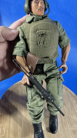 SOLDIER OF THE WORLD VIETNAM WAR DOOR GUNNER 12" ACTION FIGURE GI Vintage Cover