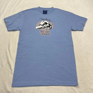 Vintage Birdhouse Tony Hawk Shirt Blue Signed Birdskull Made in USA Skate Tee - Picture 1 of 6